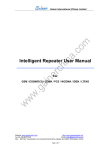Intelligent Repeater User Manual - Gainer International (China