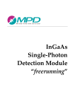 InGaAs - Micro Photon Devices