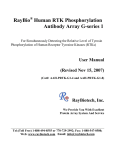 User Manual RTK Phosphorylation Antibody Array (Glass)