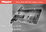 Ultra ATA /100 PCI Adapter Card