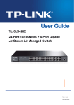 TL-SL5428E 24-Port 10/100Mbps + 4-Port Gigabit - TP-Link