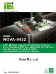 NOVA-9452 SBC User Manual