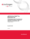 pEF6/V5-His-TOPO TA Cloning manual
