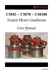 CM45 – CM70 – CM100 Transit Mixer Gearboxes