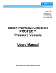 Protec User Manual Pressure vessels