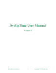 SysUpTime User Manual