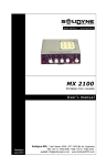 MX2100 USB Mini-Console Brochure