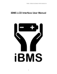 iBMS LCD Interface User Manual