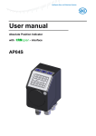 User manual CANopen