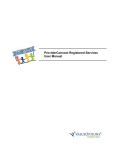 ProviderConnect Registered Services User Manual