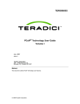 Teradici TM User Guide