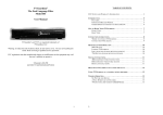 TVGuardian® The Foul Language Filter Model 401 User Manual