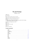 The gstat Package - ftp @ uni