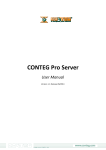 CONTEG Pro Server User Manual