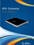BRI User Manual