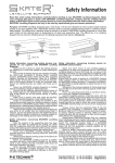 MiniSkater Safety Info