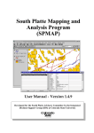 South Platte Mapping and Analysis Program