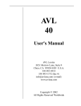 Cover Page - AVL Looms