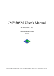 JMY505M User`s Manual - Jinmuyu Electronics Co., Ltd