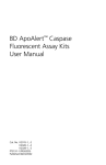 BD ApoAlert™ Caspase Fluorescent Assay Kits User Manual