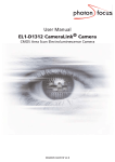 User Manual EL1-D1312 CameraLink®Camera