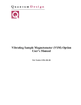 Vibrating Sample Magnetometer - Materials Research Facilities