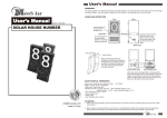 User`s Manual - Miss Solar, Solar Panel, Photovoltaic, PV, Solar