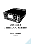 Juzisound Total SOLO Sampler EN Manual V15
