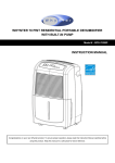 whynter 70 pint residential portable dehumidifier with built