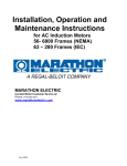 Installation, Maintenance, Operation Manual