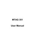 MTAG 351 User Manual