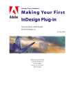 Making Your First InDesign Plug-in