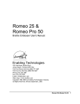 Romeo 25 & Romeo Pro 50