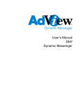 Dynamic Messenger User`s Manual DM7 Dynamic Messenger