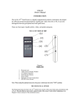 Tri-Electronics GXL-18 Gold Tester User Manual