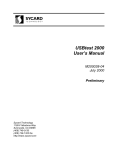 USBtest 2000 User`s Manual