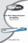 1:4 DVI Distribution Amplifier