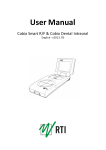 Cobia Smart R/F & Cobia Dental Intraoral User Manual