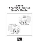 Zebra 170PAX2™-Series User`s Guide