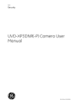 UVD-XP3DNR(-P) Camera User Manual