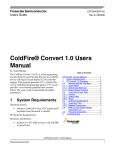 CF Convert 1.0 User Manual