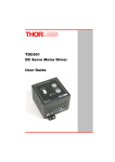 User manual for DC servo motor driver TDC001