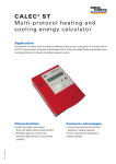 CALEC® ST Multi-protocol heating and cooling energy calculator