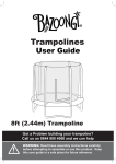 view/download manual - Jumpking Trampolines