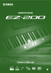 EZ-200 Owner`s Manual