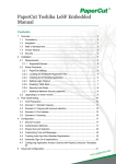 PaperCut MF - Toshiba LeSF Embedded Manual