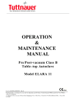 Elara 11 Operator`s Manual