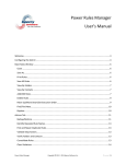 Power Rules Manager User`s Manual