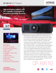 CP-X9110 - Hitachi America, Ltd.