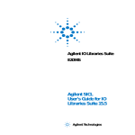 Agilent SICL User`s Guide for IO Libraries Suite 15.5